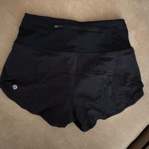 Lululemon speed up short 2.5” NO LINER Black